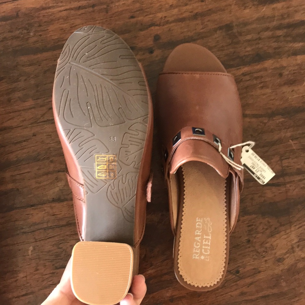 Italian Leather Mules!